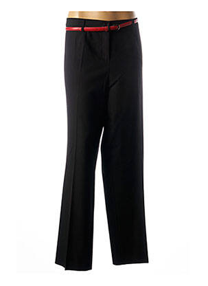 Pantalon droit noir FRANK WALDER pour femme