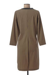 Robe mi-longue marron SANDWICH pour femme seconde vue