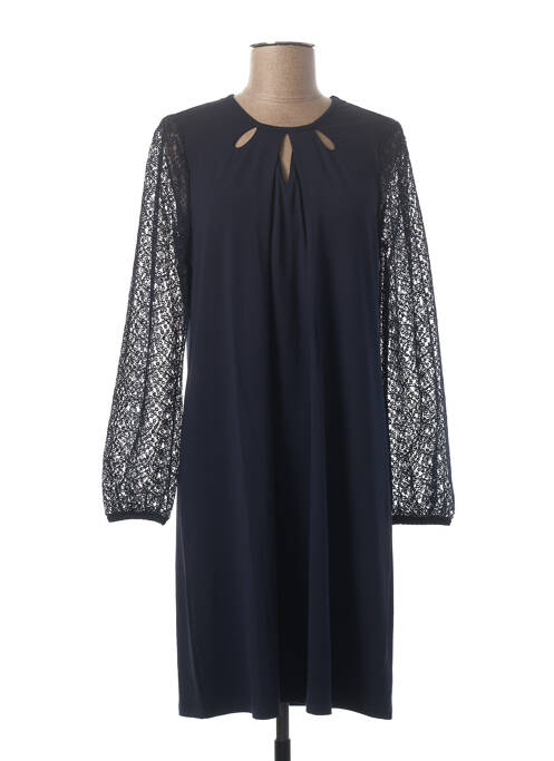 Robe mi-longue bleu MALOKA pour femme