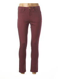 Jeans coupe slim rouge DEELUXE femme