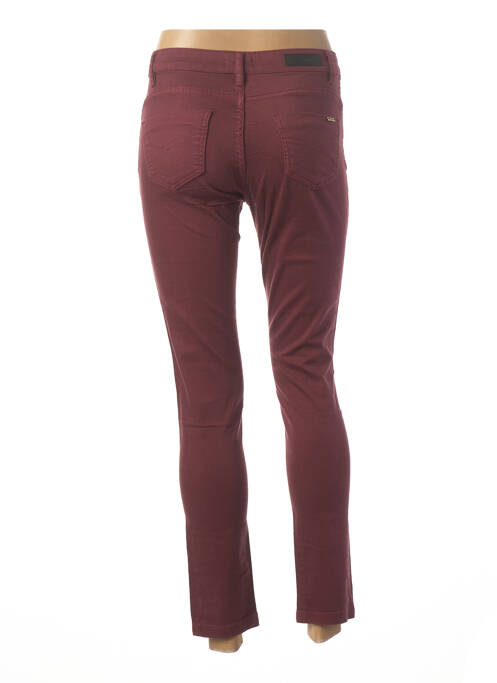 Jeans coupe slim rouge DEELUXE pour femme