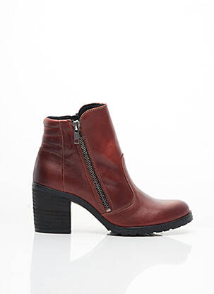 Bottines/Boots rouge CHACAL pour femme