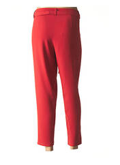 Pantalon 7/8 rouge ELEONORA AMADEI pour femme seconde vue