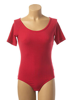 Body rouge I.CODE (By IKKS) pour femme