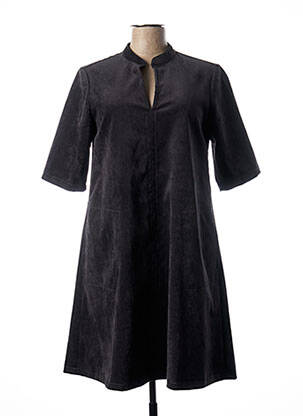 Robe mi-longue noir ETICI pour femme