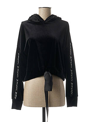 Sweat-shirt à capuche noir ARBIGLI pour femme