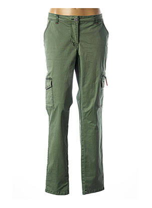 Pantalon cargo vert CECIL pour femme
