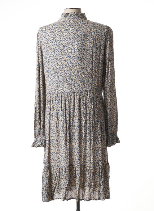 Robe mi-longue bleu SOULMATE pour femme