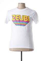 T-shirt blanc JEEEEZ pour homme seconde vue