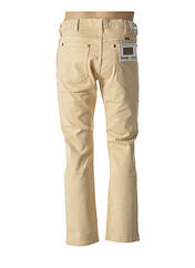 Jeans coupe slim beige WRANGLER pour homme seconde vue