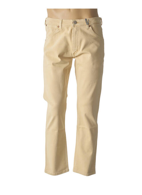 Jeans coupe slim beige WRANGLER pour homme