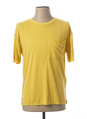 T-shirt jaune SUPERDRY pour homme