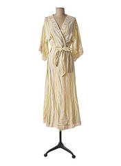 Robe de plage beige FLAMENCO ROSA pour femme seconde vue
