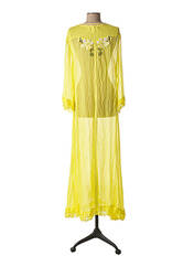 Robe de plage jaune RAFFAELA D'ANGELO pour femme seconde vue