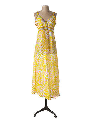 Robe de plage jaune VALERIE KHALFON pour femme