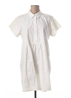 Robe courte blanc B.YU pour femme