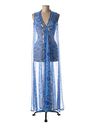 Robe de plage bleu ANTICA SARTORIA pour femme