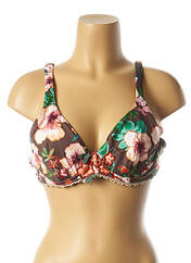 Haut de maillot de bain marron RAFFAELA D'ANGELO pour femme seconde vue