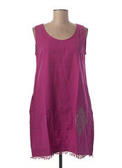 Robe courte violet BAMBOO'S pour femme seconde vue
