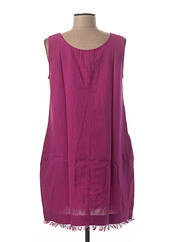 Robe courte violet BAMBOO'S pour femme seconde vue