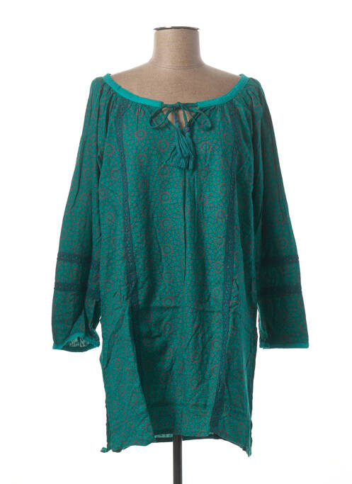 Robe courte vert BAMBOO'S pour femme