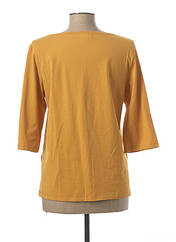 T-shirt jaune BE THE QUEEN pour femme seconde vue