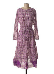 Robe longue violet GOA pour femme seconde vue