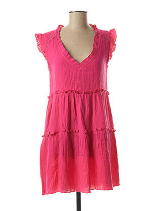 Robe courte rose ANDY & LUCY pour femme