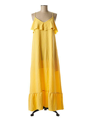 Robe longue jaune LPB pour femme
