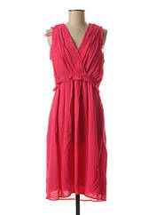 Robe mi-longue rose SUNCOO pour femme seconde vue