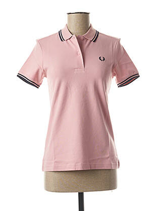 Polo rose FRED PERRY pour femme