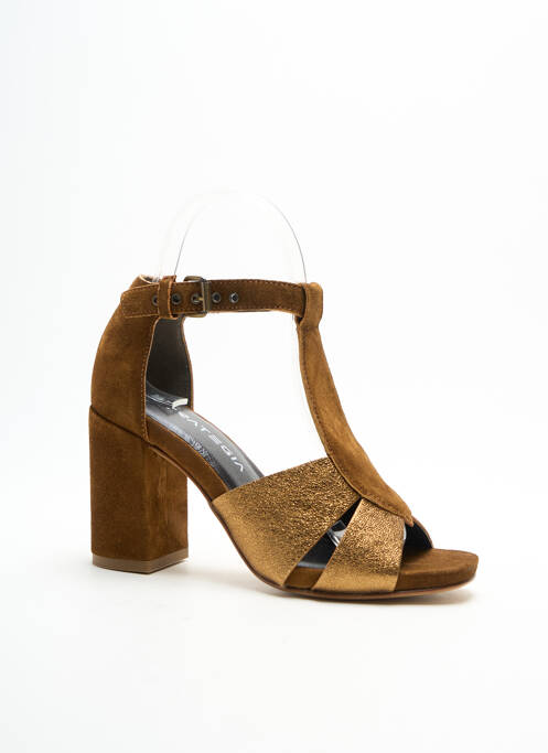 Sandales/Nu pieds marron STRATEGIA pour femme