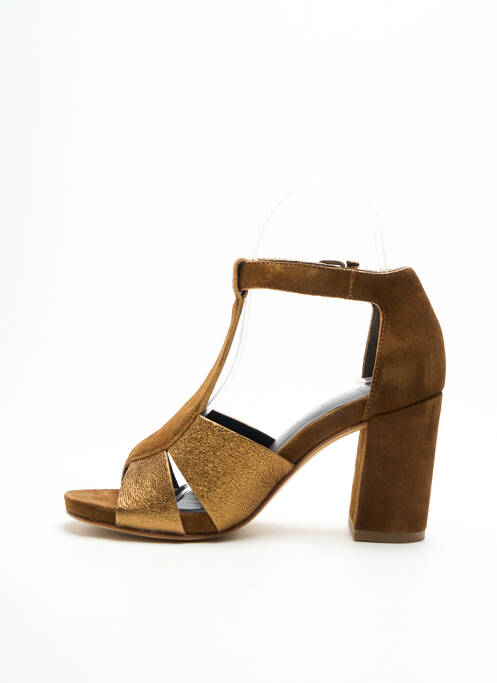 Sandales/Nu pieds marron STRATEGIA pour femme