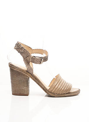 Sandales/Nu pieds beige DUCANERO pour femme