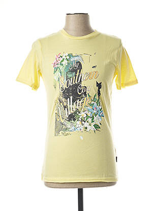 T shirt best sale jaune pas cher