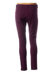 Pantalon droit violet CORTEFIEL pour femme seconde vue