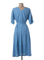 Robe longue bleu SKFK pour femme seconde vue