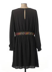 Robe mi-longue noir TRAFFIC PEOPLE pour femme seconde vue