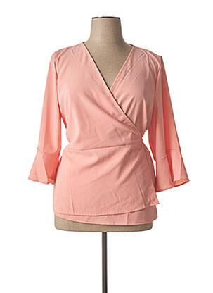 Veste kimono rose H-3 pour femme