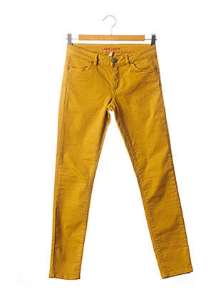 Pantalon slim jaune I.CODE (By IKKS) pour femme