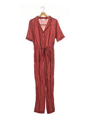 Combi-pantalon rouge GRACE & MILA pour femme seconde vue