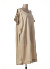 Robe mi-longue beige G!OZE pour femme seconde vue