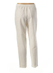 Pantalon droit blanc KOKOMARINA pour femme seconde vue