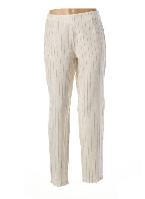Pantalon droit blanc KOKOMARINA pour femme