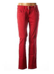 Pantalon slim rouge TOM TAILOR pour femme seconde vue