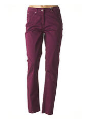 Pantalon droit violet CECIL pour femme seconde vue