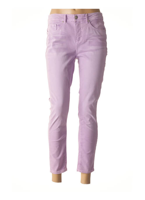 Pantalon 7/8 violet STREET ONE pour femme