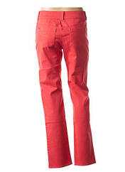 Jeans coupe droite rouge EVER EASY BY JAC JAC pour femme seconde vue