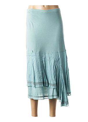 Jupe Midi "Mais Il Est Ou Le Soleil" - Taille 44/46, Couleur Groseille, Neuve