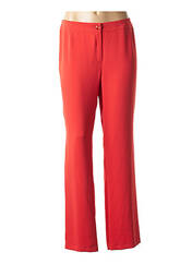 Pantalon droit orange JEAN DELFIN pour femme seconde vue